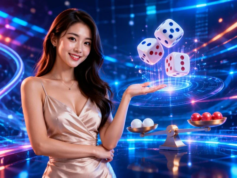 Ba viên xúc xắc minh họa cách tính tổng điểm và xác định cửa trong tài xỉu